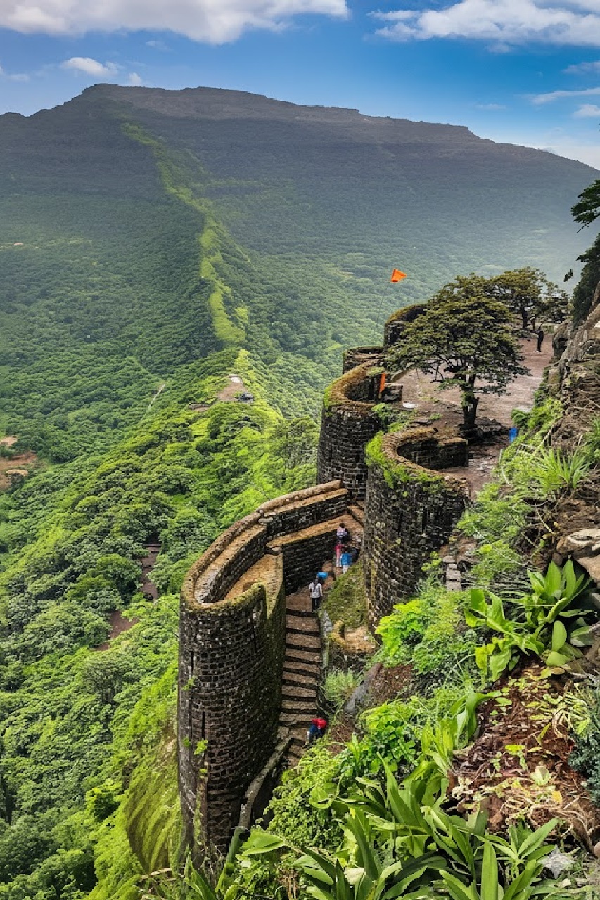 Tikona fort view